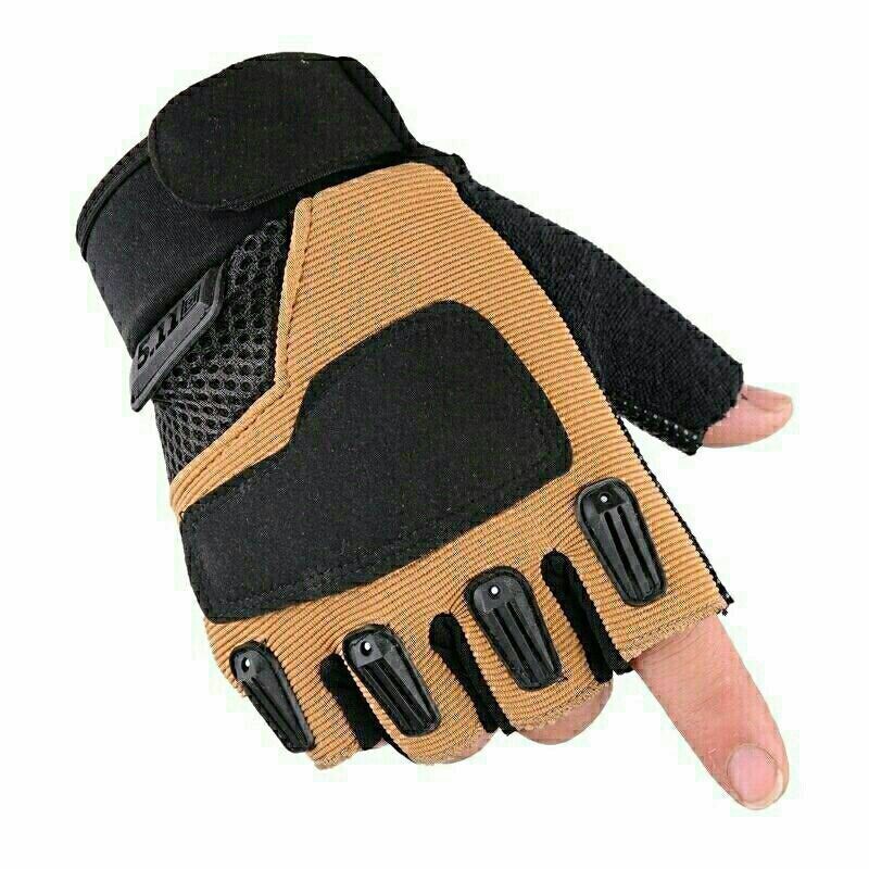 Four Seasons Non-slip Half-finger Riding Gloves Men