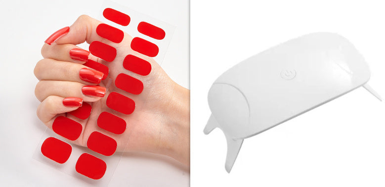 Waterproof Long Lasting Nail Stickers Letter Color