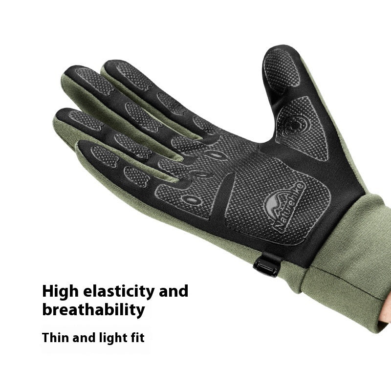 Outdoor Touch Screen Non-slip Full Finger Gloves