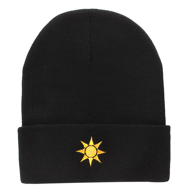 Fashionmonger Hip Hop Woolen Embroidery Knitted Hat