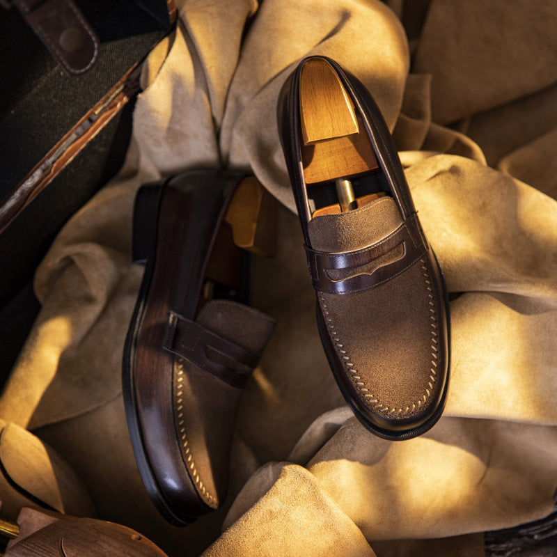 Mens Genuine Leather Business Formal & Casual Loafers