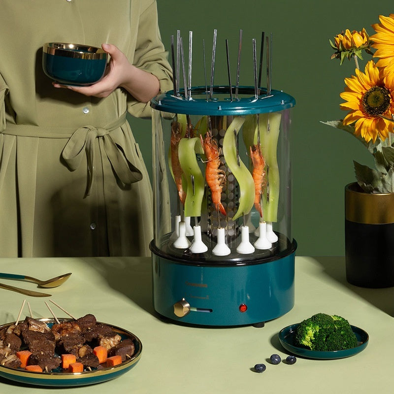 Automatic Multi-Function Smoke-Free Skewers Machine