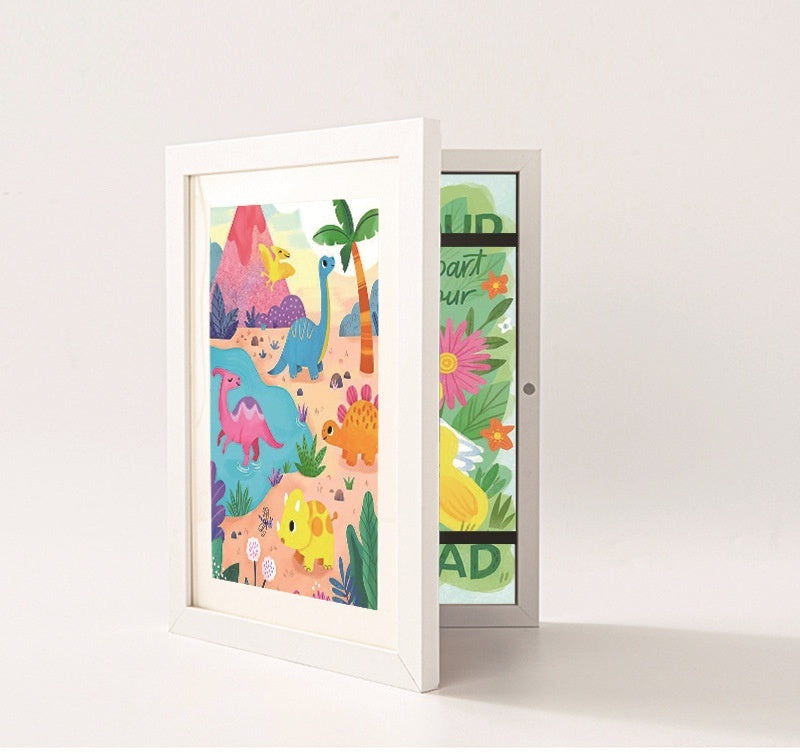 A4 Children's Painting Storage Frame DiyKidsArt Magnetic Picture Frame My Store