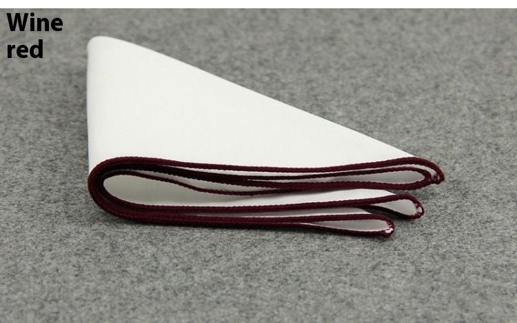 Men's Wedding Groom Groomsman Square Scarf