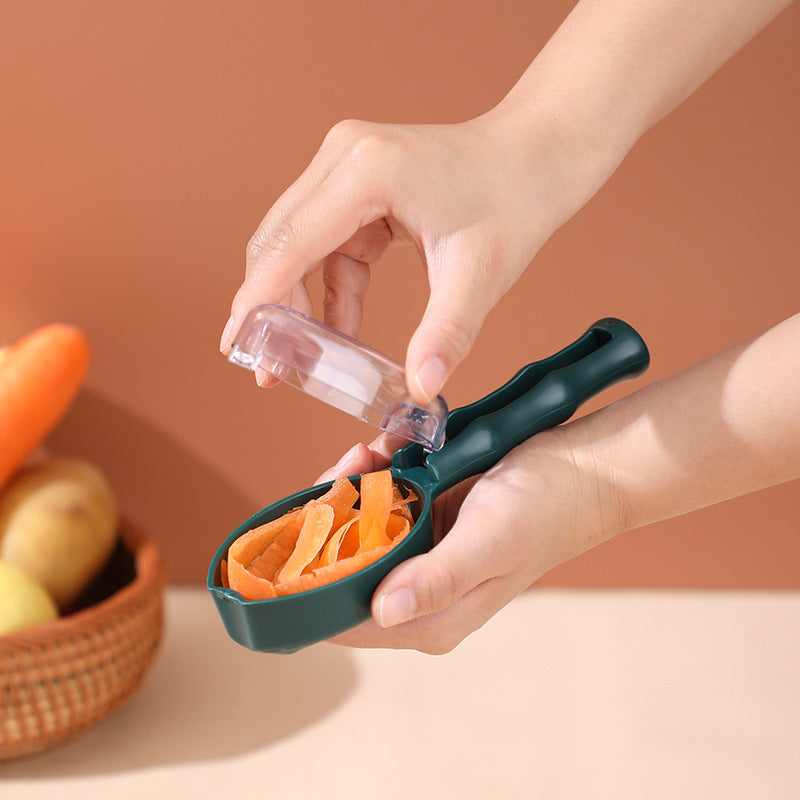 Covered Storage Peeler Kitchen Gadget
