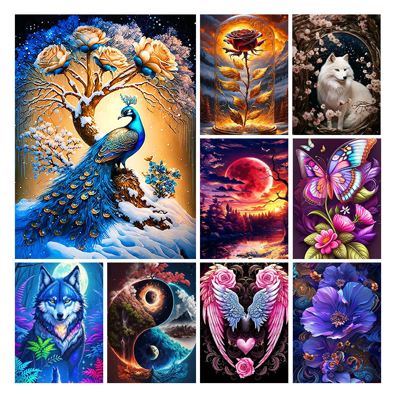 Animal Diamond Painting Handmade Landscape Painting My Store