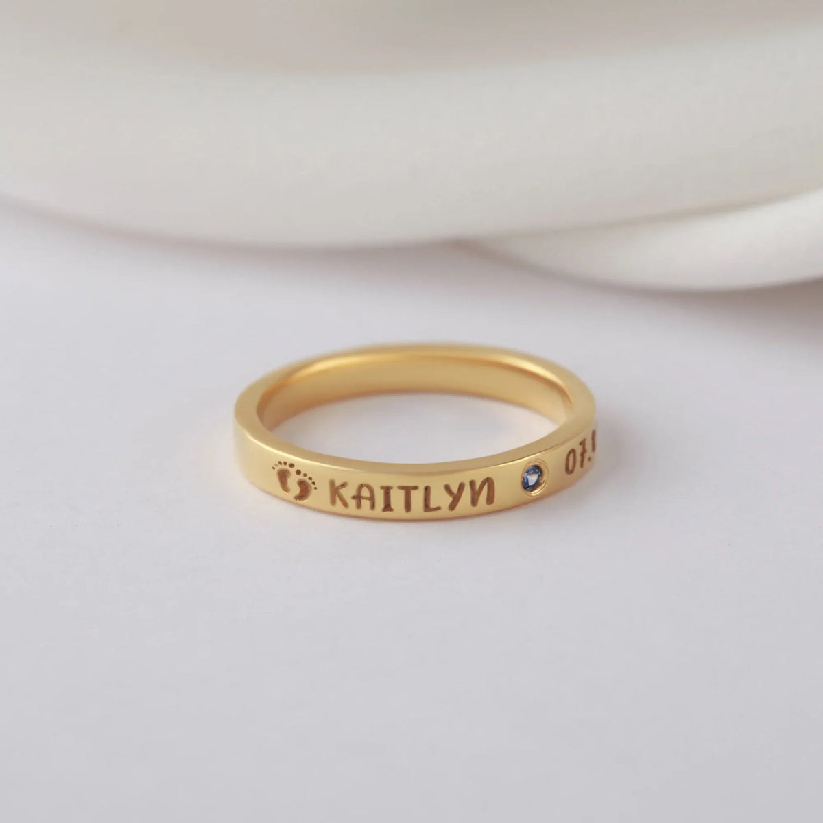 New Mom Ring, First Time Mother Gift, Baby Name Ring