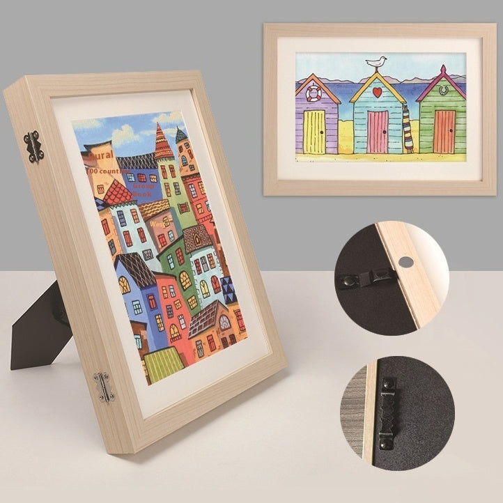 A4 Children's Painting Storage Frame DiyKidsArt Magnetic Picture Frame My Store
