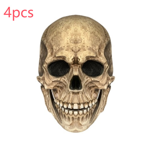 Halloween Movable Mouth Skull Mask Helmet Mouth Movable Skull Full Head Skull Mask My Store