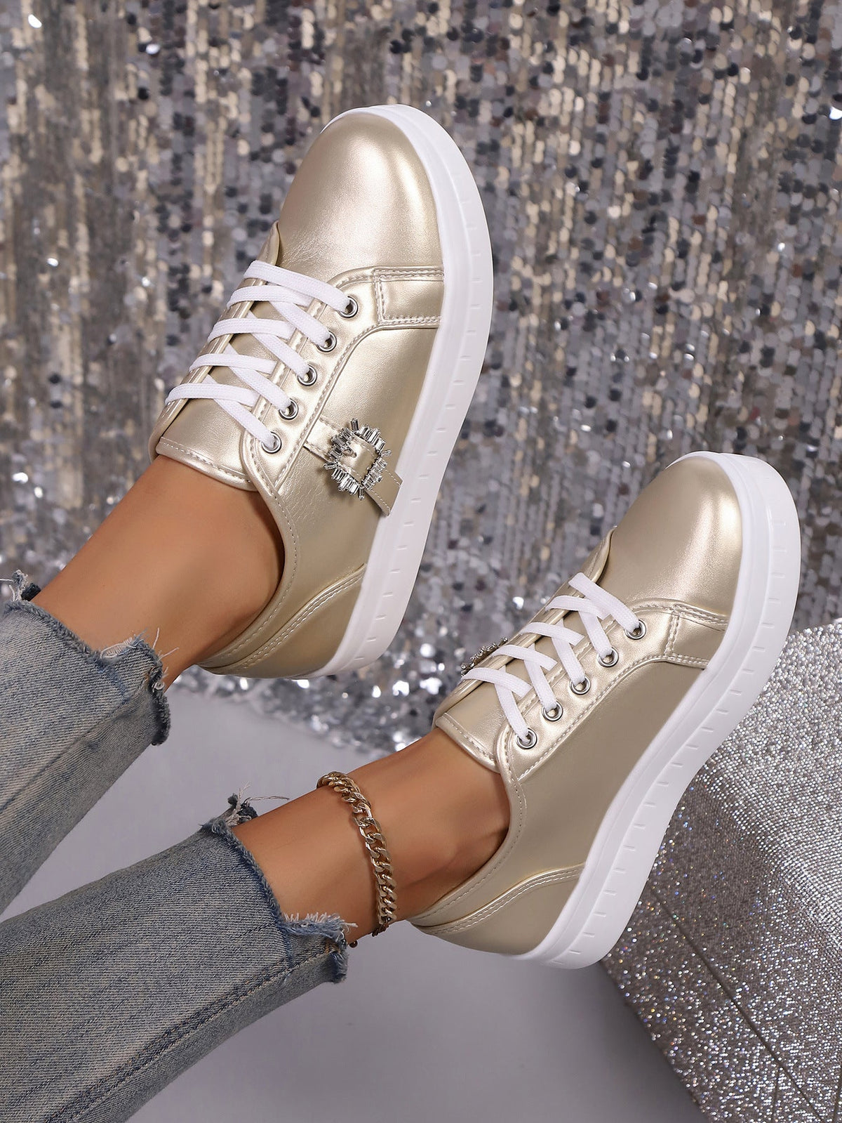 New Soft Bottom Leather Sports Women's Shoes