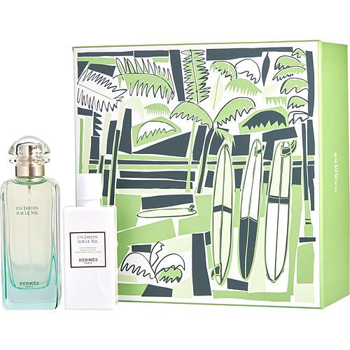 UN JARDIN SUR LE NIL by Hermes EDT SPRAY 3.3 OZ & BODY LOTION 2.7 OZ