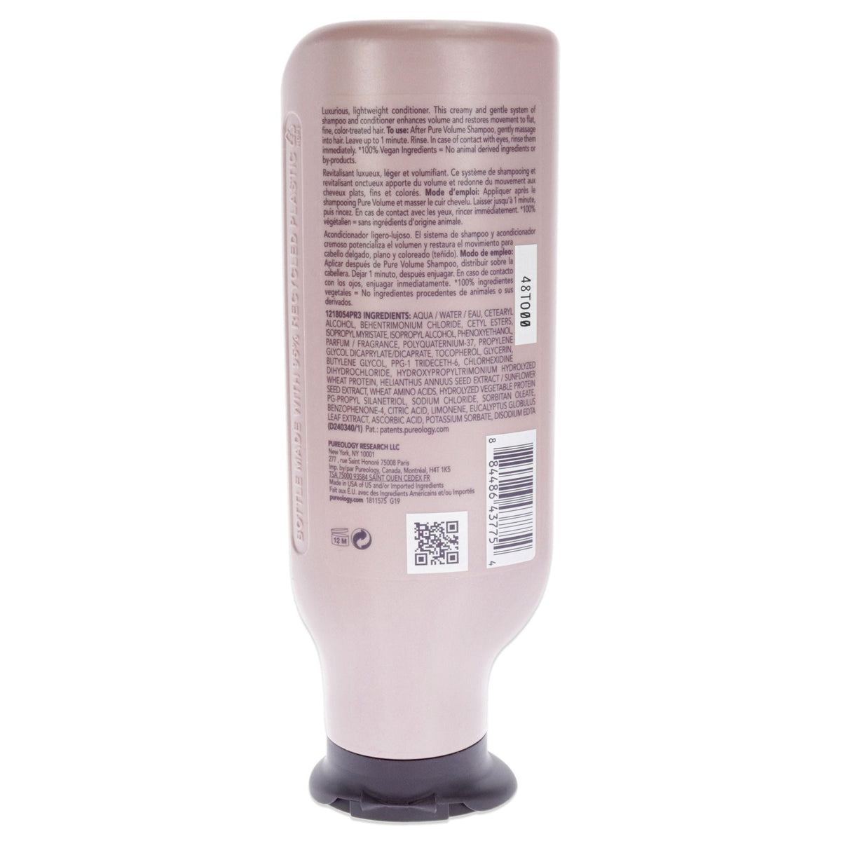 Pure Volume Conditioner by Pureology for Unisex - 9 oz Conditioner