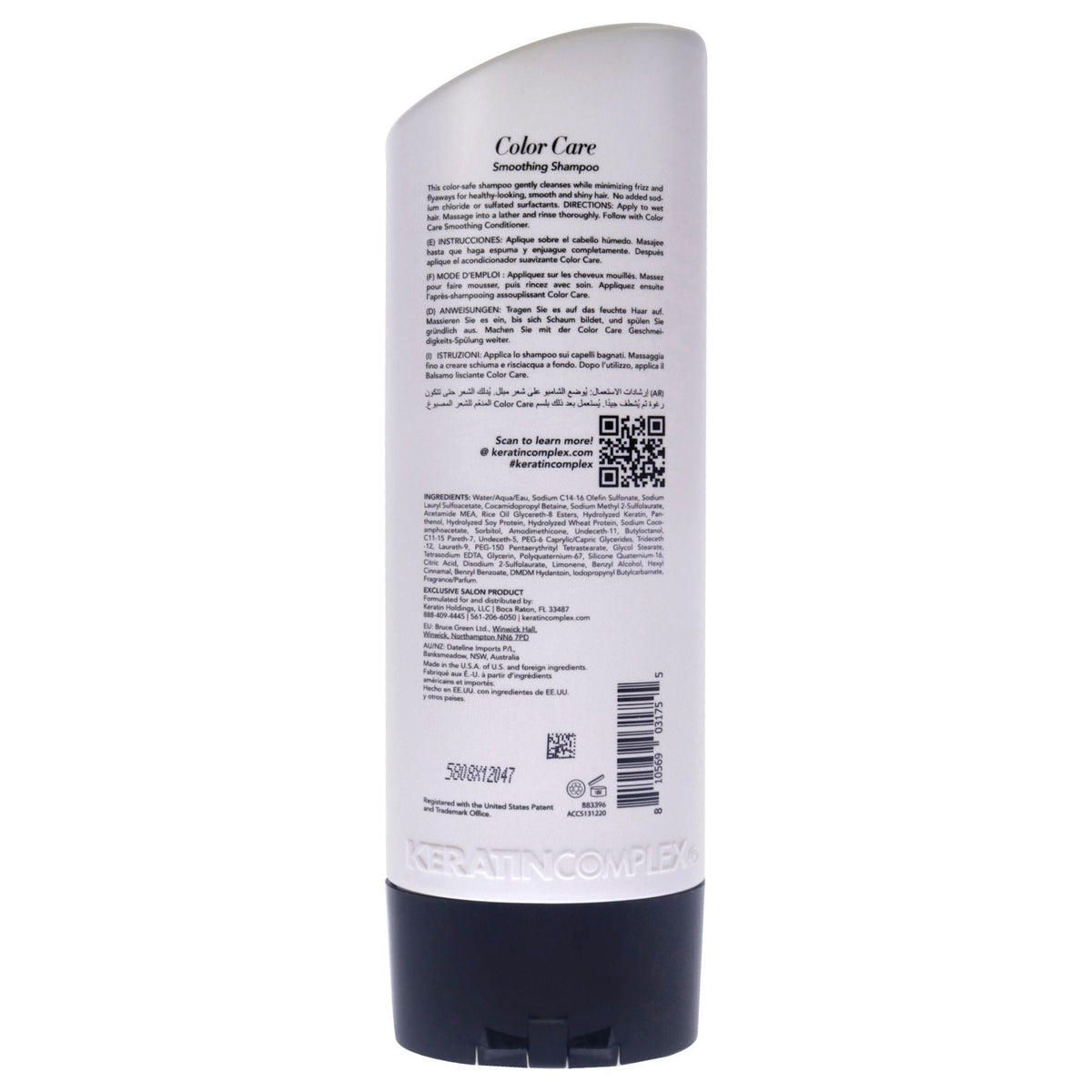 Keratin Color Care Smoothing Shampo by Keratin Complex for Unisex - 13.5 oz Shampoo