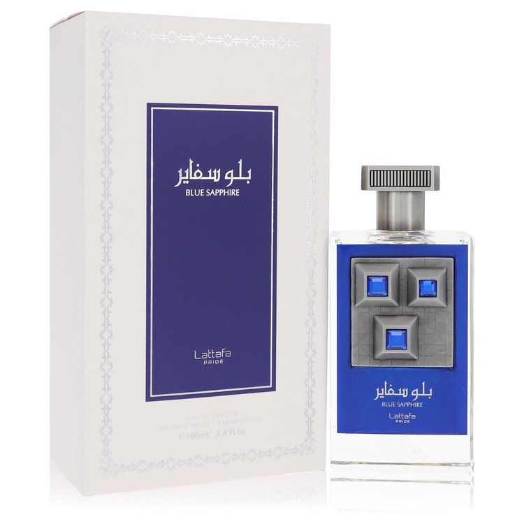 Lattafa Pride Blue Sapphire by Lattafa Eau De Parfum Spray (Unisex)