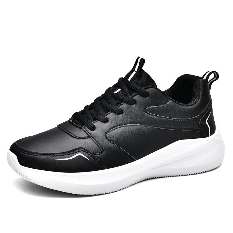Waterproof Leather Soft Bottom Casual Sneaker Women