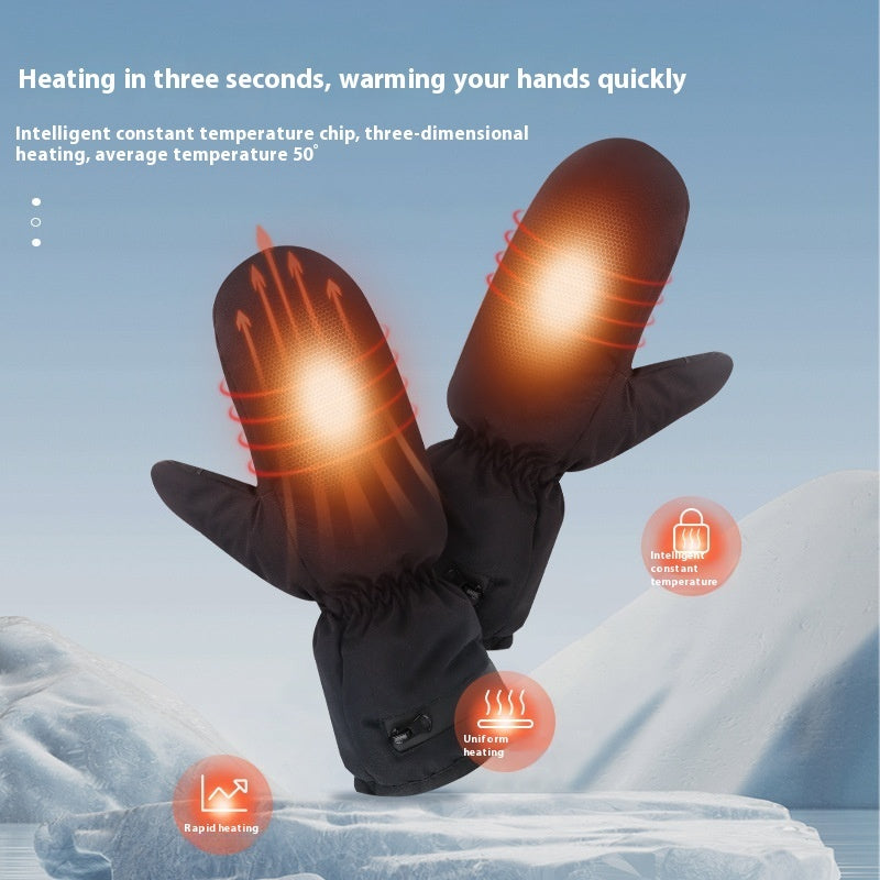 Electrically Heated Windproof Gloves