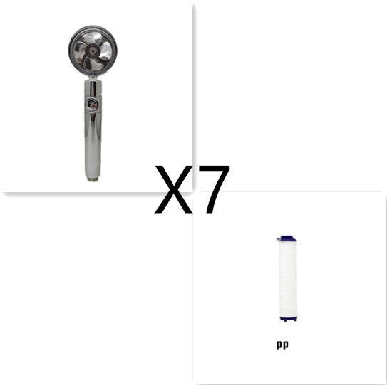 360 Rotating Water Saving Shower Head