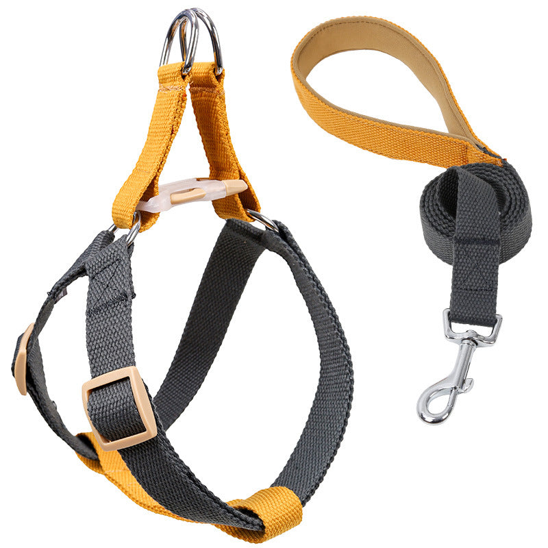 Color Pet Drawstring Leash Vest-style Dog Leash My Store