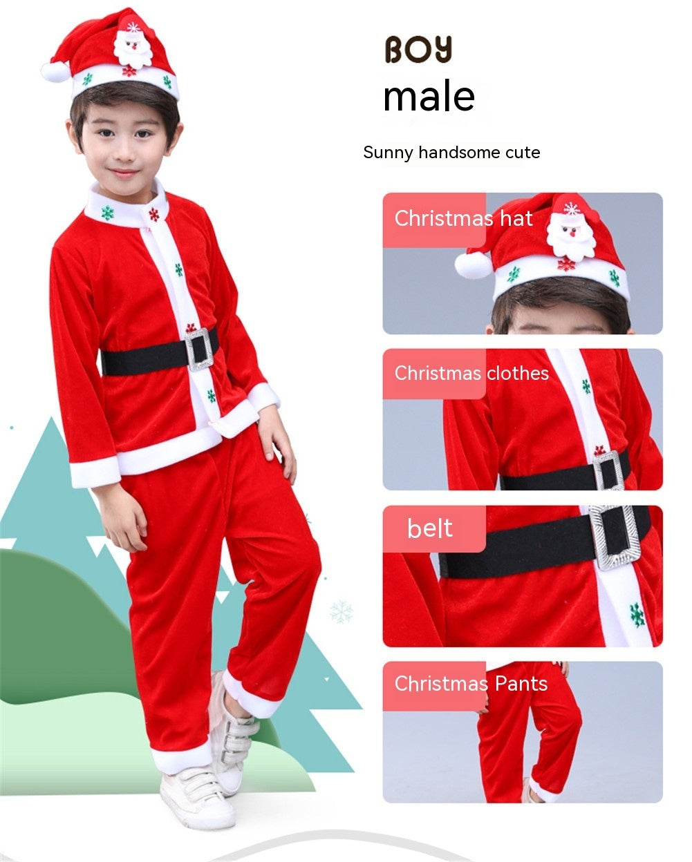 Christmas Performance Wear Christmas Suit My Store