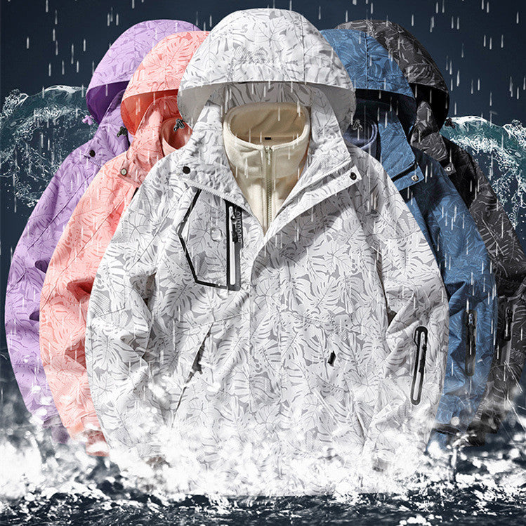 Outdoor Shell Jacket Three-in-one Detachable Camouflage Mountain