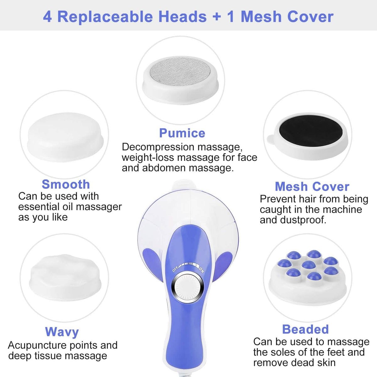 Electric Handheld Body Massager
