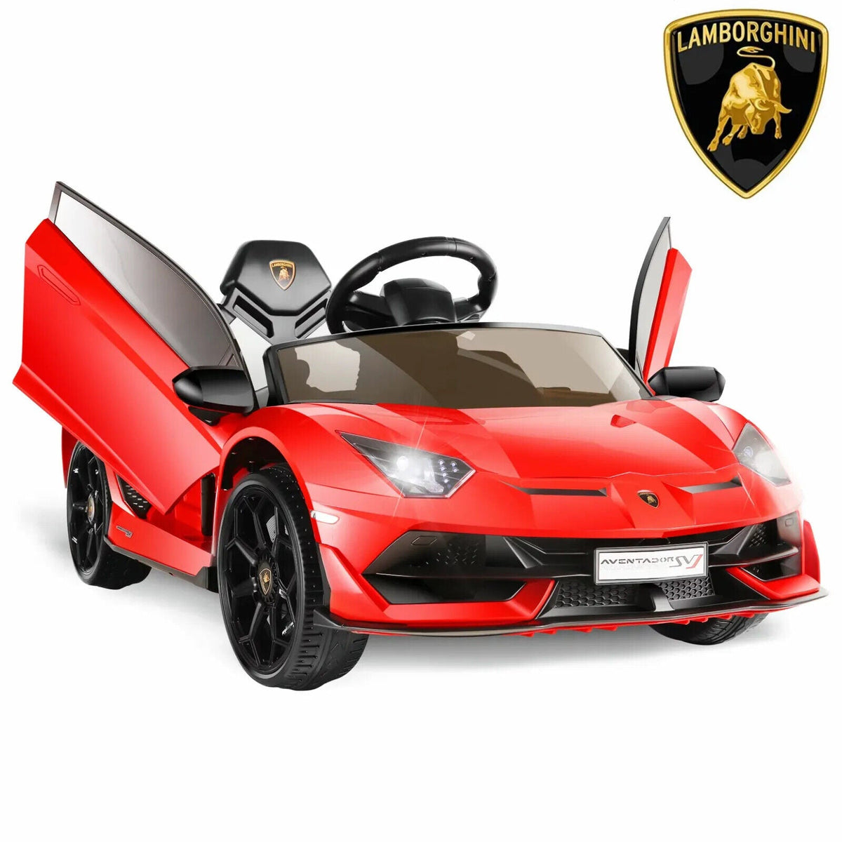 Electric Lamborghini Ride-On Car for Kids with Remote Control - 24/12V