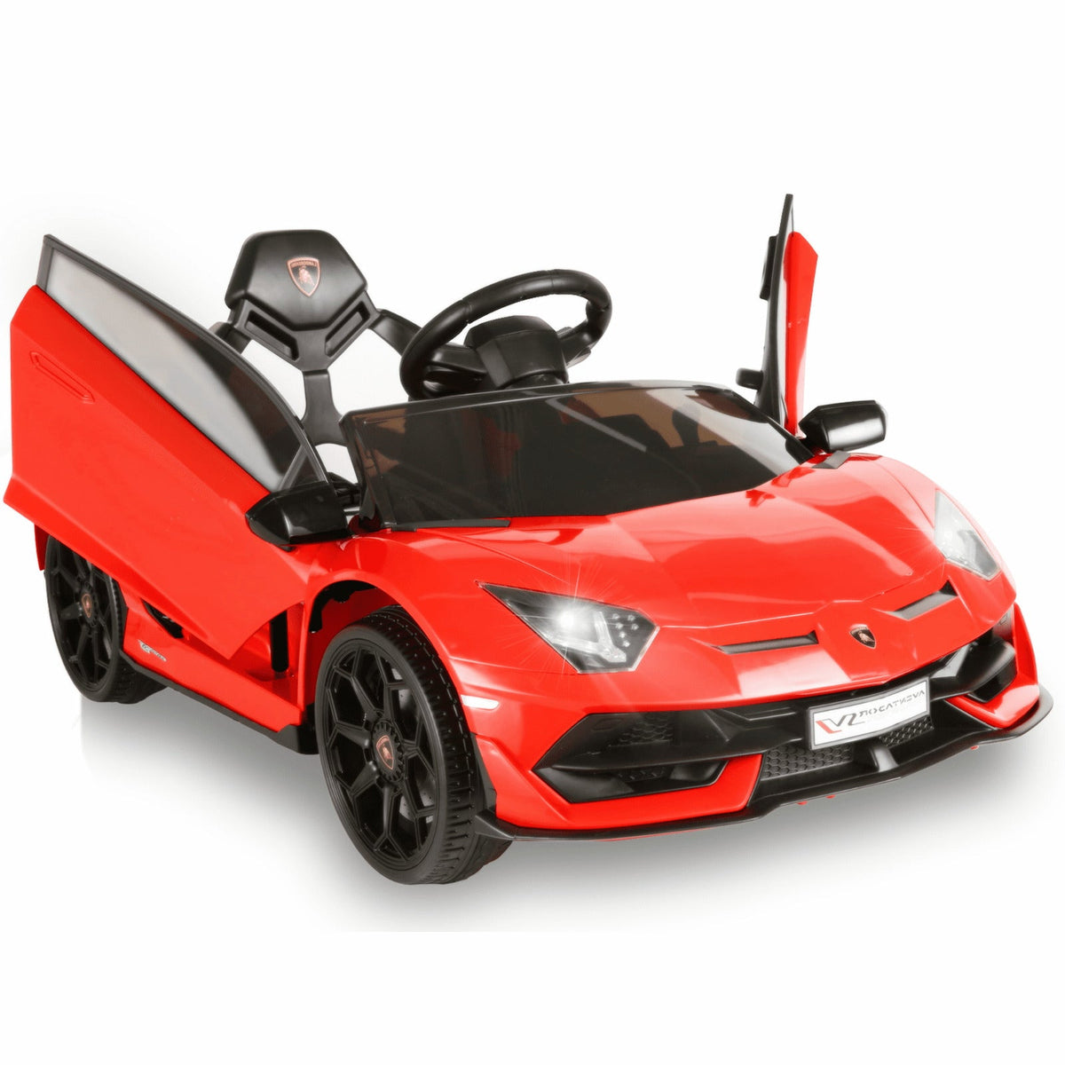 Licensed Lamborghini 12V Ride-On Car Toy with Parental Remote Control and 3 Speed Options
