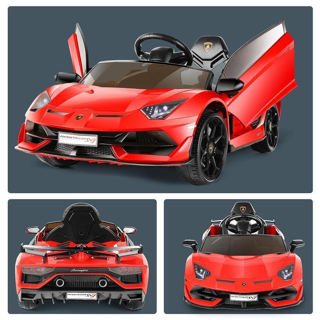 Licensed Lamborghini 12V Ride-On Car Toy with Parental Remote Control and 3 Speed Options