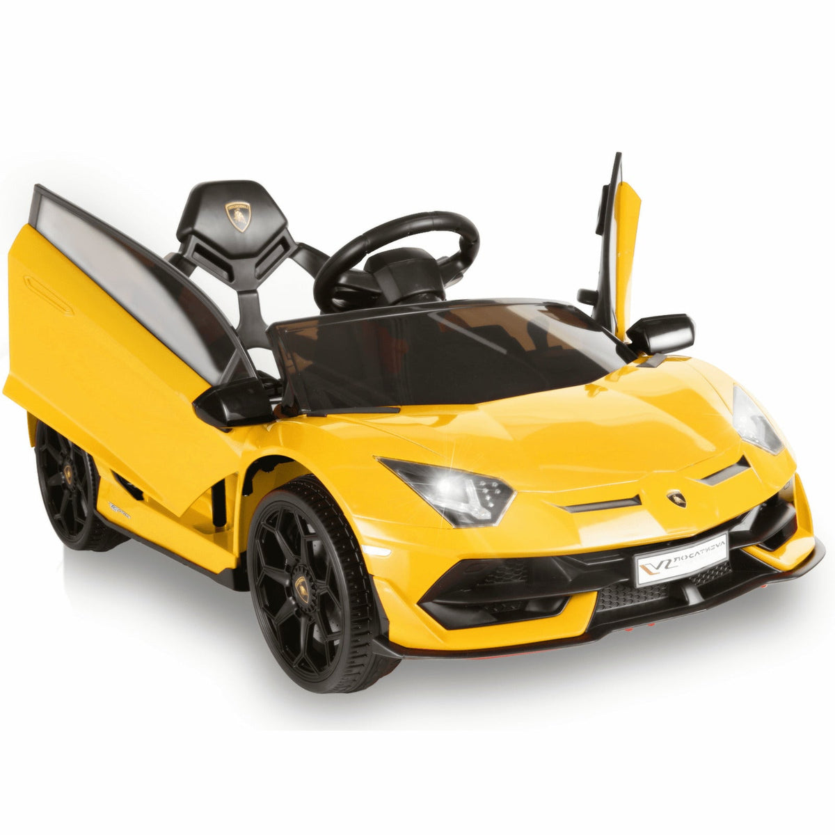 Licensed Lamborghini 12V Ride-On Car Toy with Parental Remote Control and 3 Speed Options