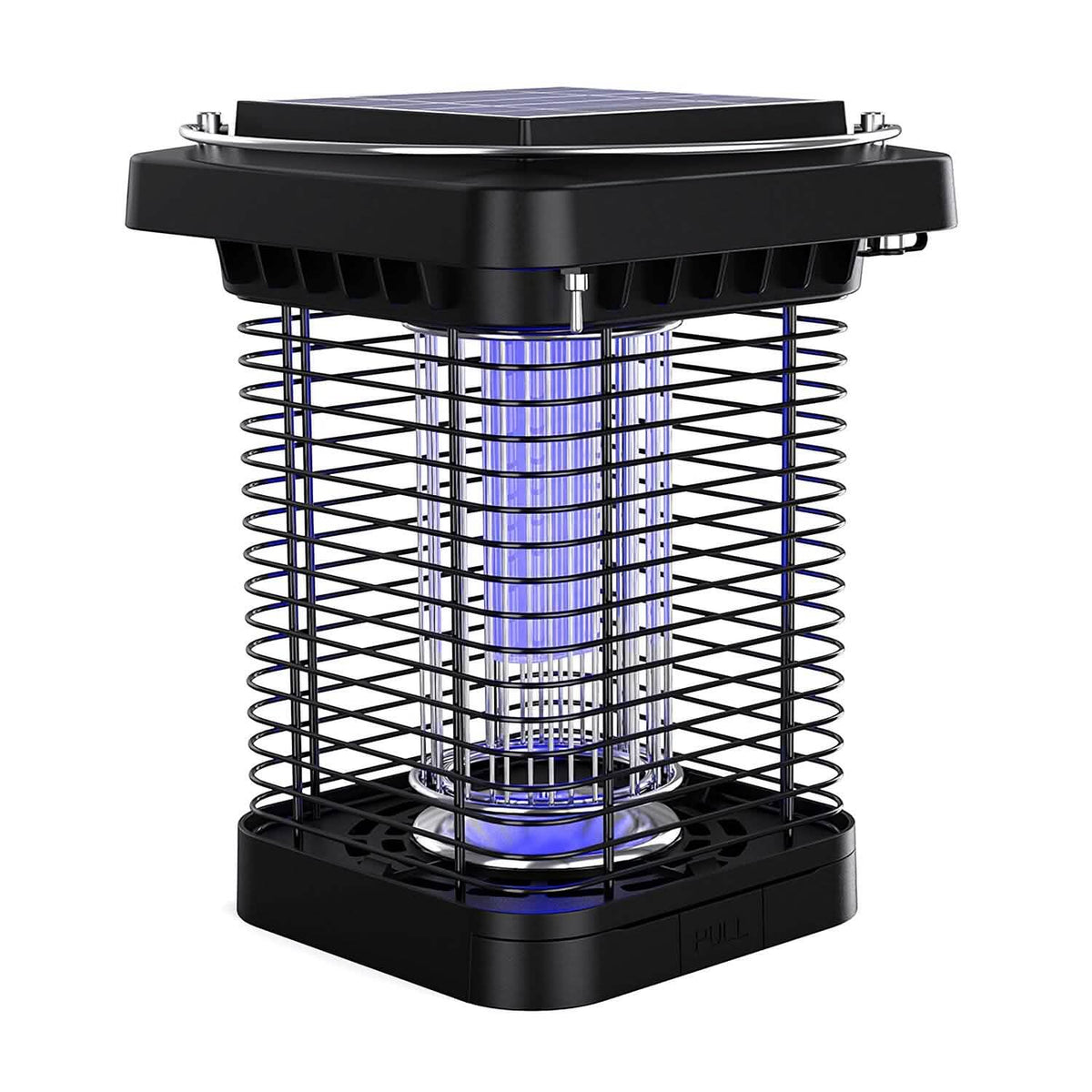 Electric Solar Powered Bug Zapper Lamp IP65 Waterproof for Indoor and Outdoor