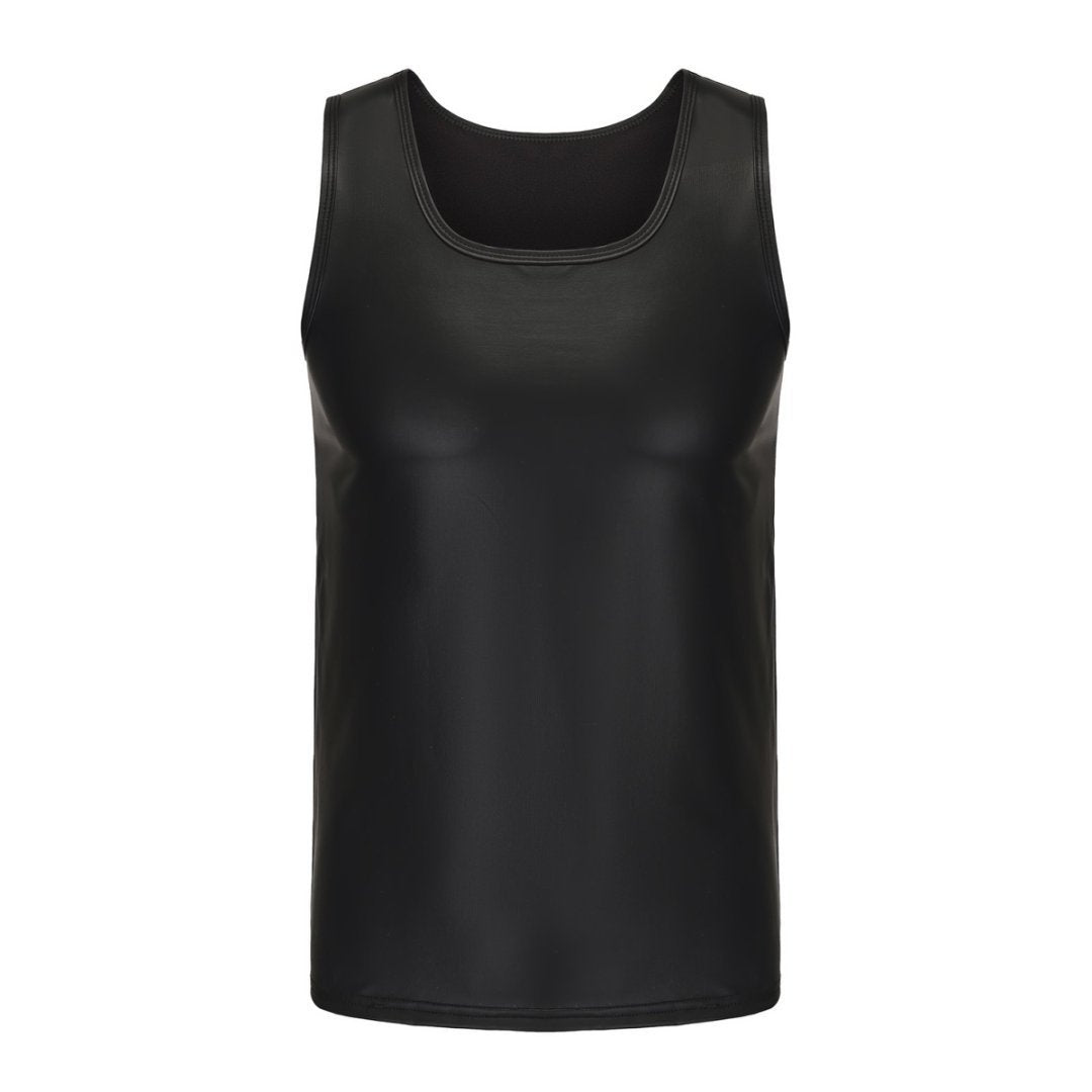 U-neck Tight Slimming Off-the-shoulder Vest