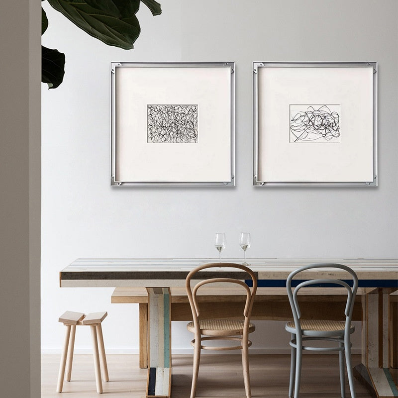 Modern Simple Black And White Line Decorative Painting My Store