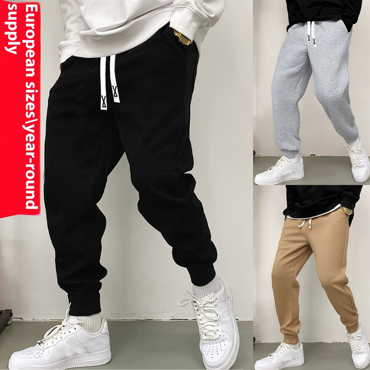 Pants Men Ankle-tied Sweatpants Spring And Autumn Loose Men's Sports Pants