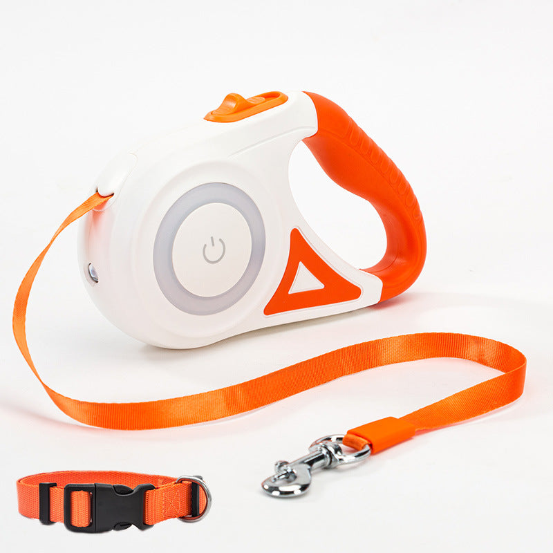 Dog Leash Retractable Leash And Dog Collar Spotlight Automatic Pet Dog Cat Traction Rope For Small Medium Dogs Pet Product My Store