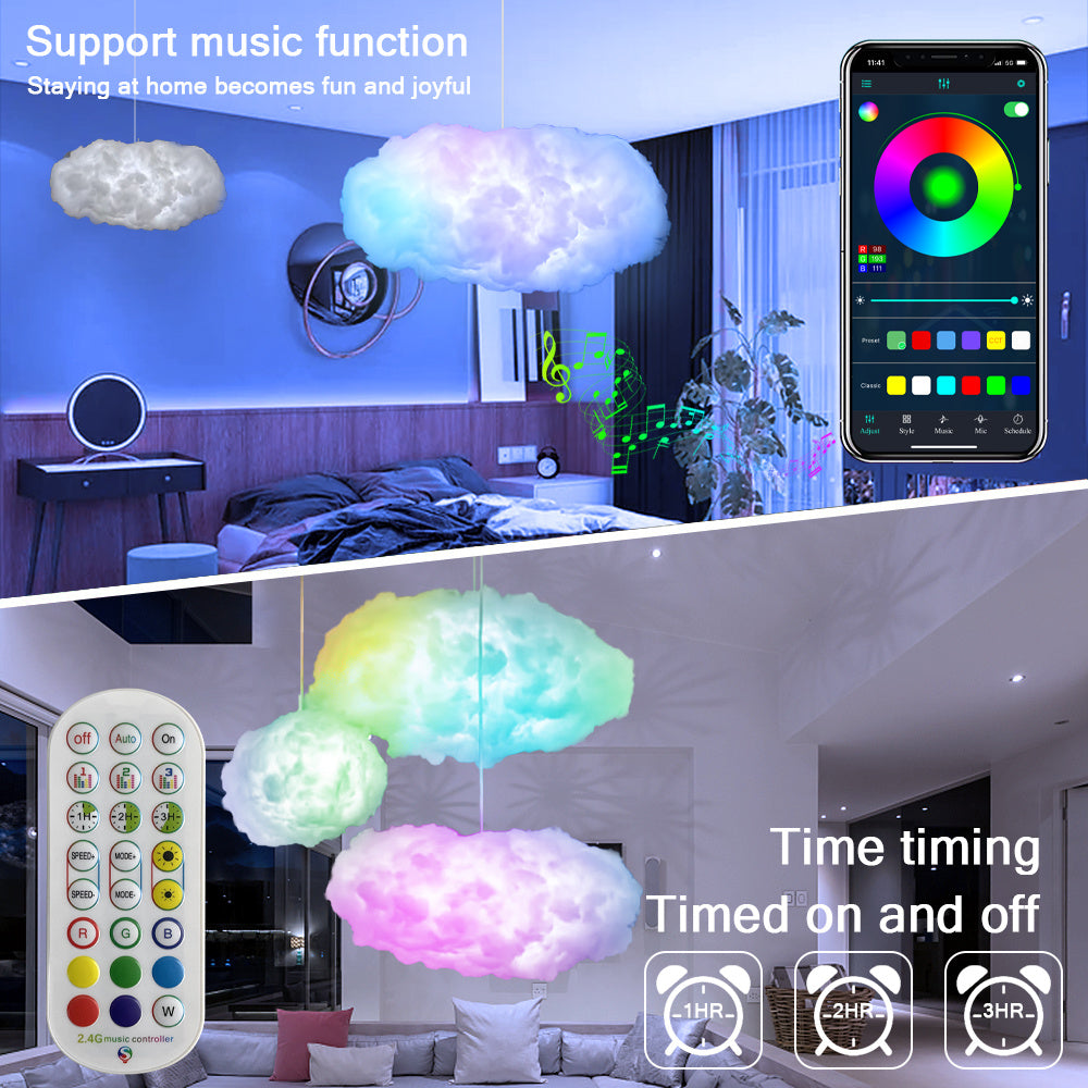 USB Cloud Light APP Control Music Sync Ambient Light