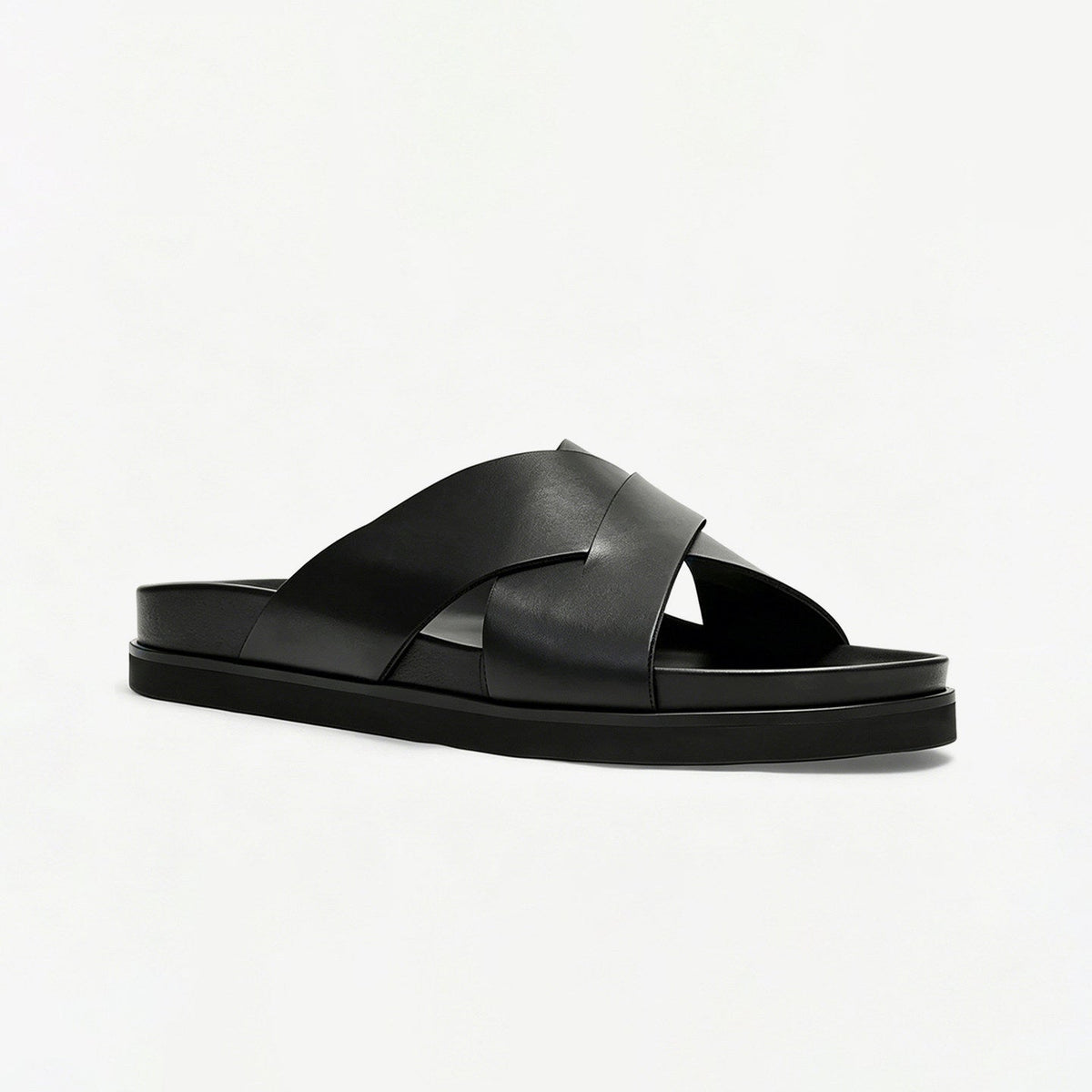 Men's Summer Breathable Cross-style Casual Fashionable Open-toe Slippers