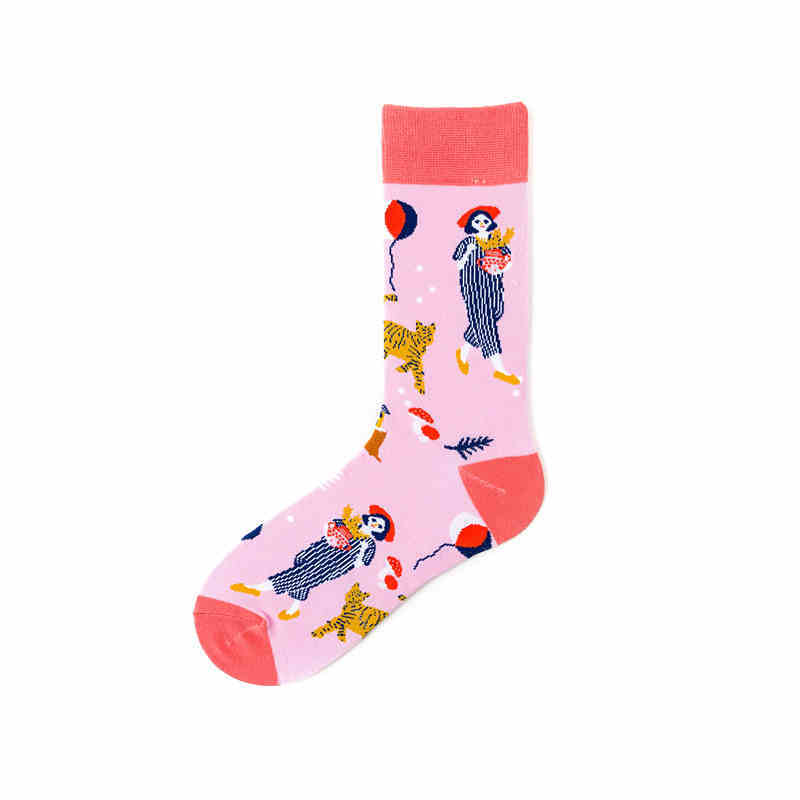Pure Cotton Street Hip-hop Sports Long Socks