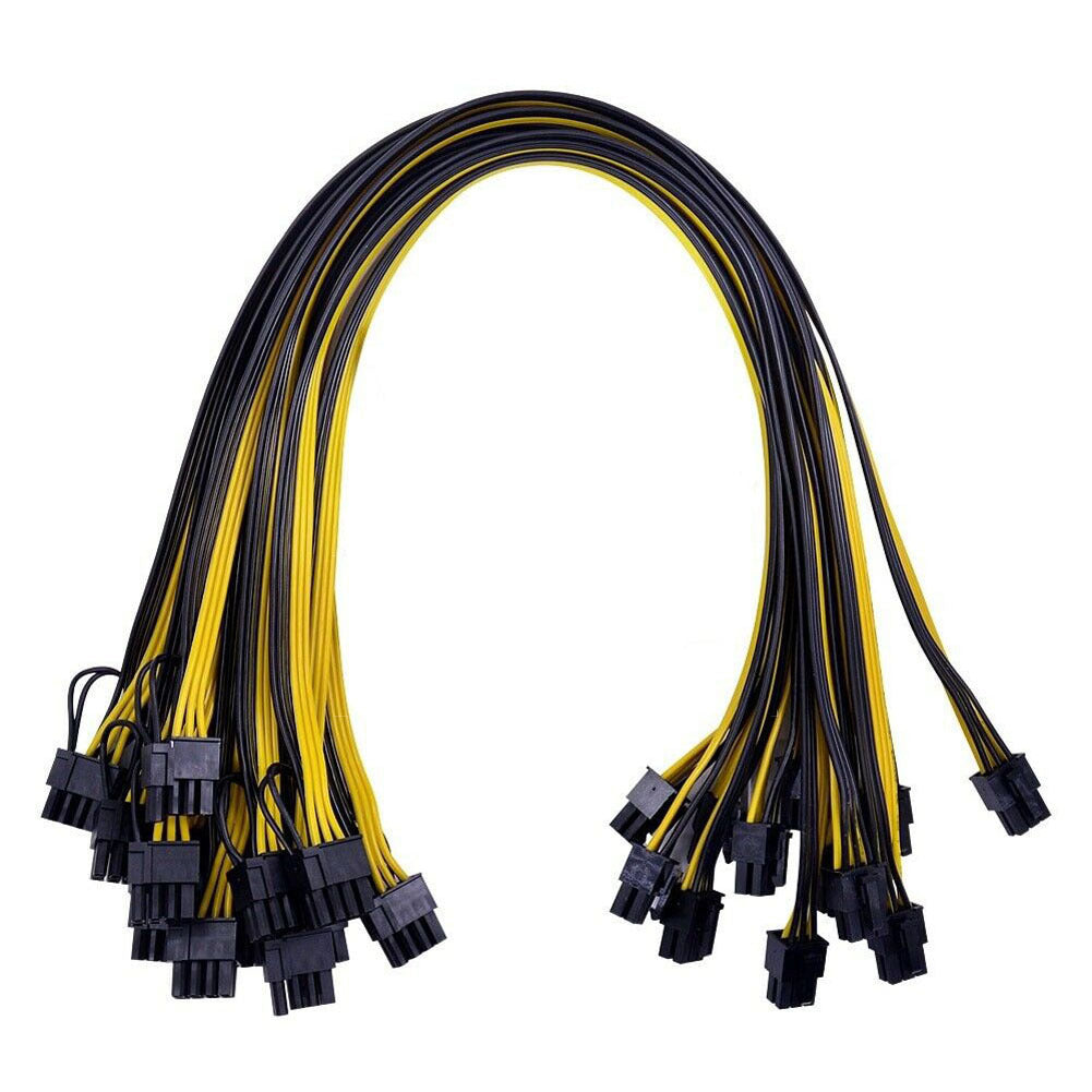 6pin To Dual 8pin Graphics Card Power Supply Line My Store