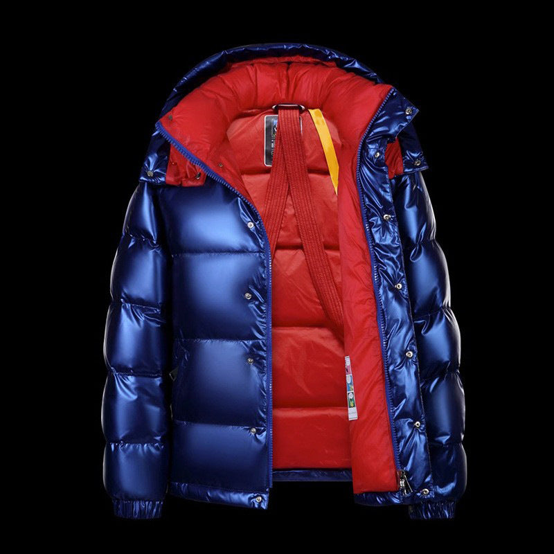 Men's White Duck Down Warm Jacket