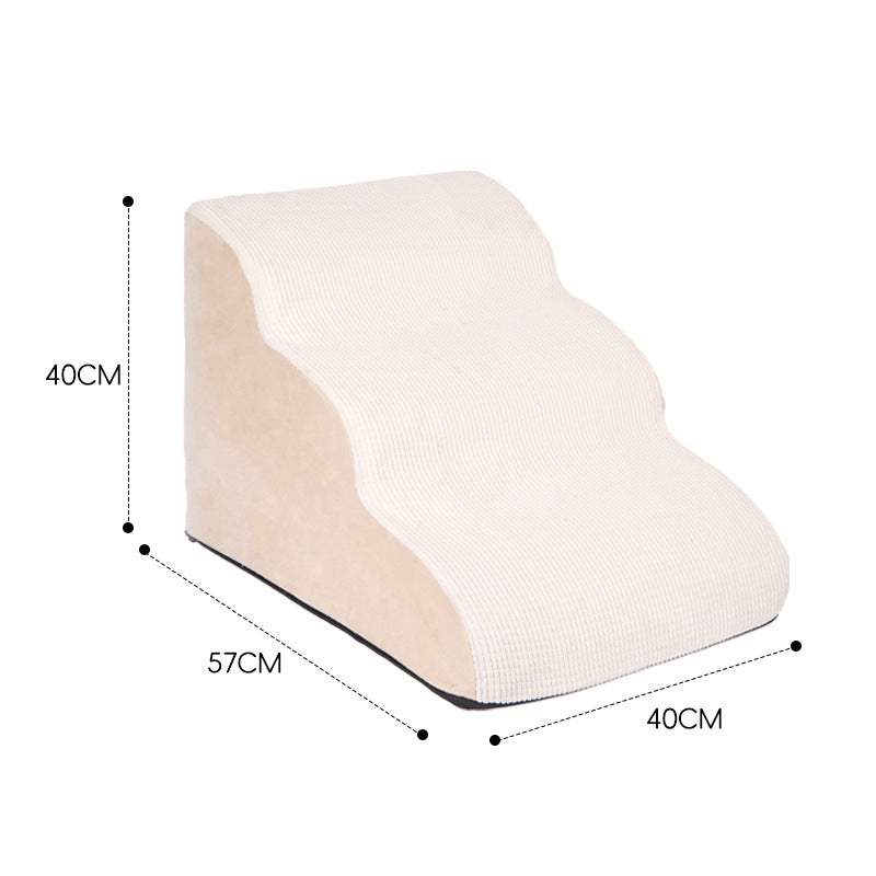 Household Small Dog Stairs Wave Pet Stairs