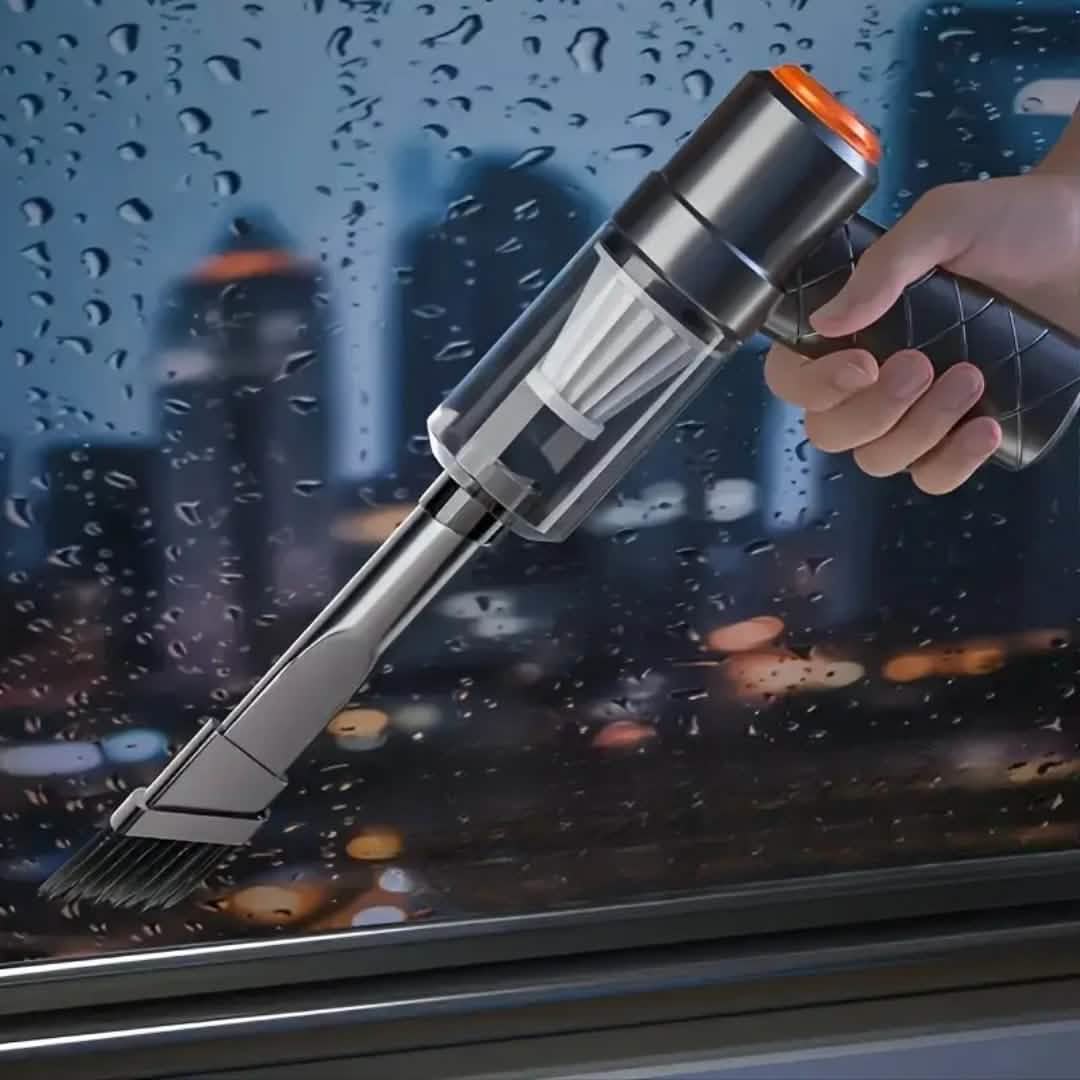 3-in-1 Portable Handheld Vacuum – Rechargeable, Suction & Blower, Mini for Car & Home