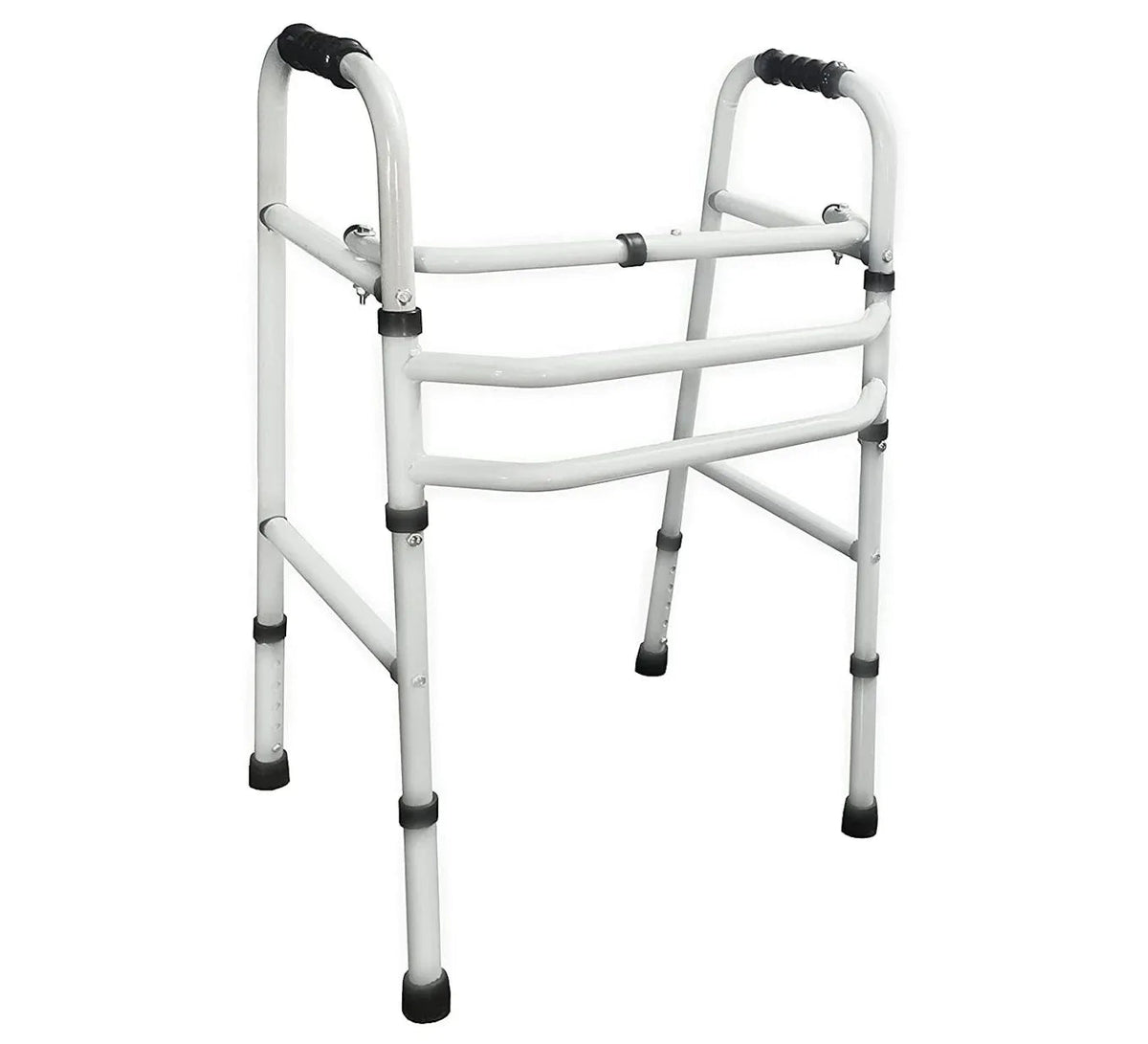 MS Double Bar Height Adjustable Folding Walker