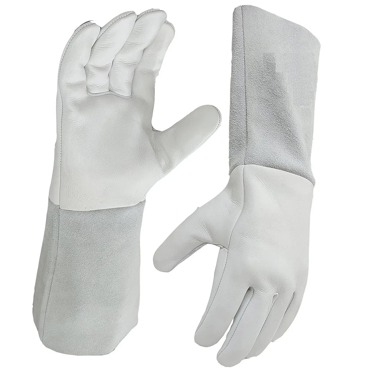Heat Resistant Leather Gloves 14 Inch Long