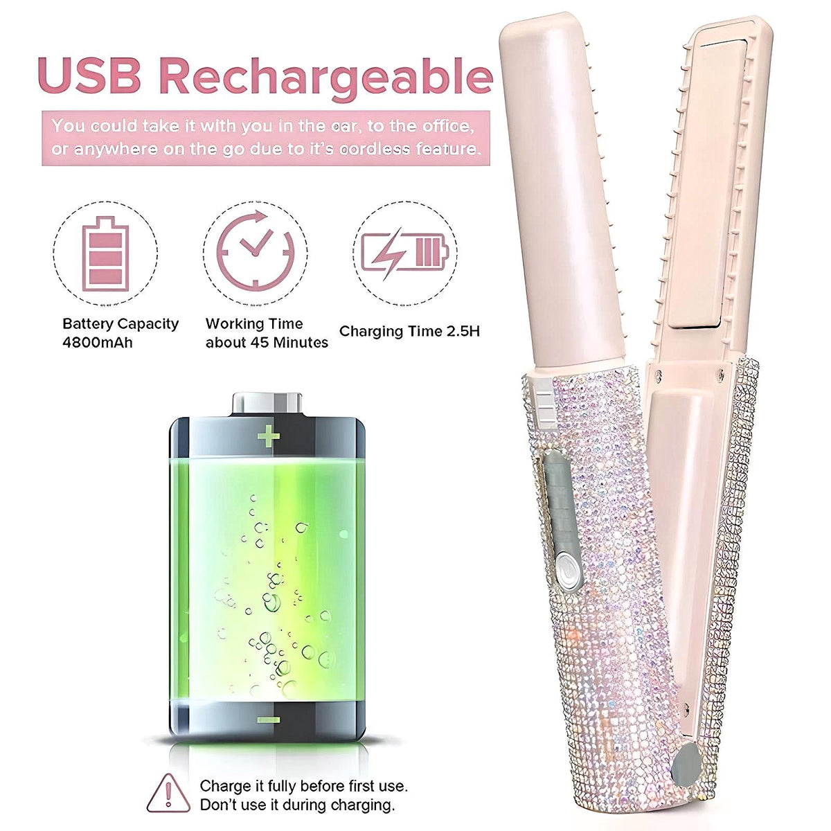 GlamSwirl Cordless Styler