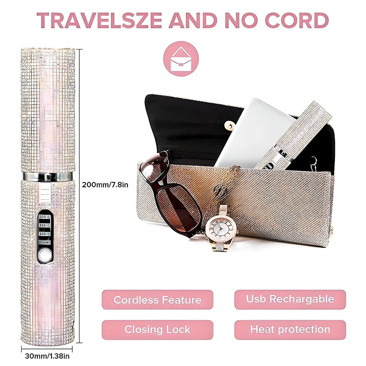 GlamSwirl Cordless Styler