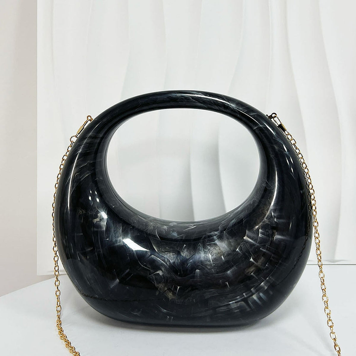 Handbag Stone patterned Banquet Bag Simple and Large Capacity