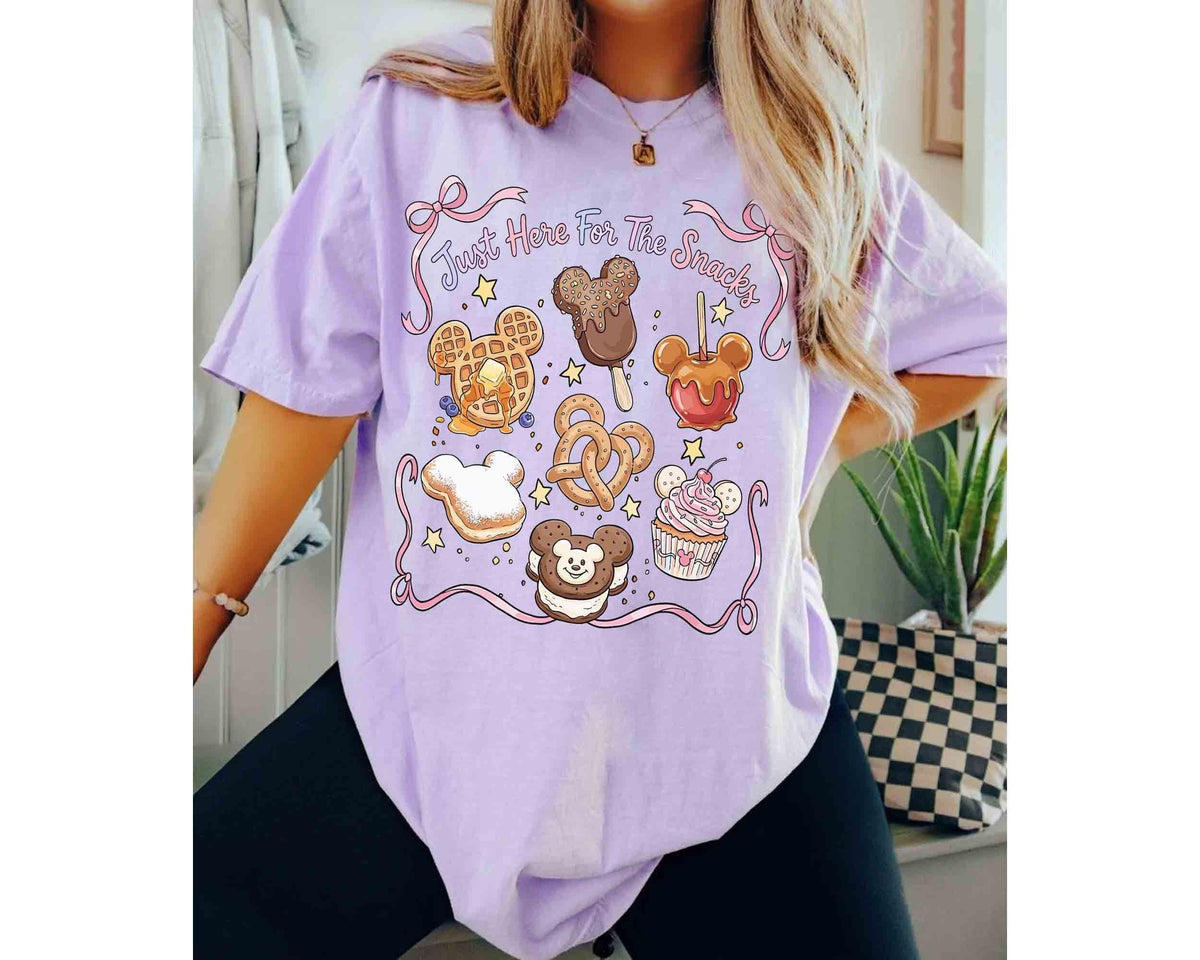 Cute Mickey Mouse Treats Coquette Bow — Bella+Canvas Tee