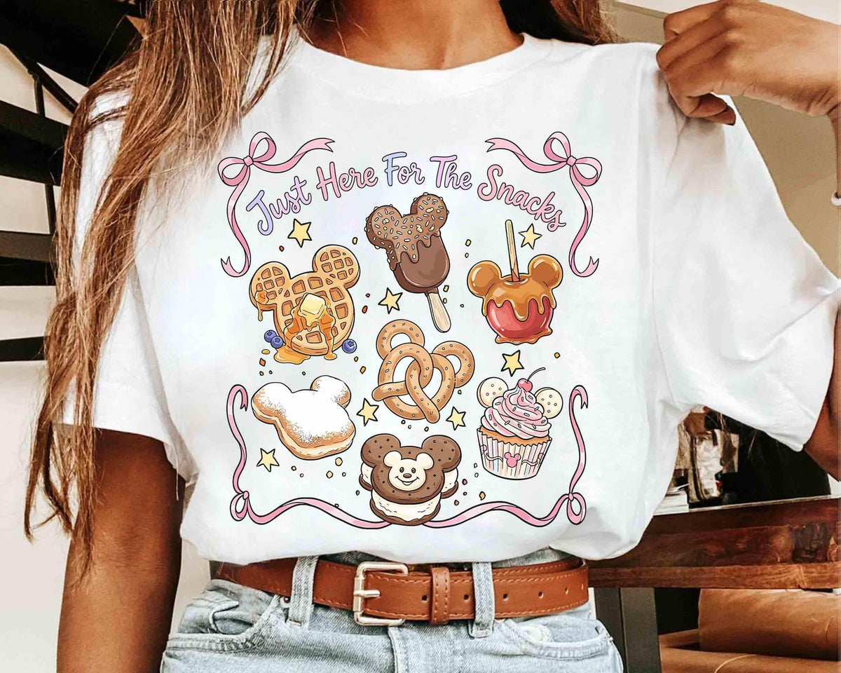 Cute Mickey Mouse Treats Coquette Bow — Bella+Canvas Tee