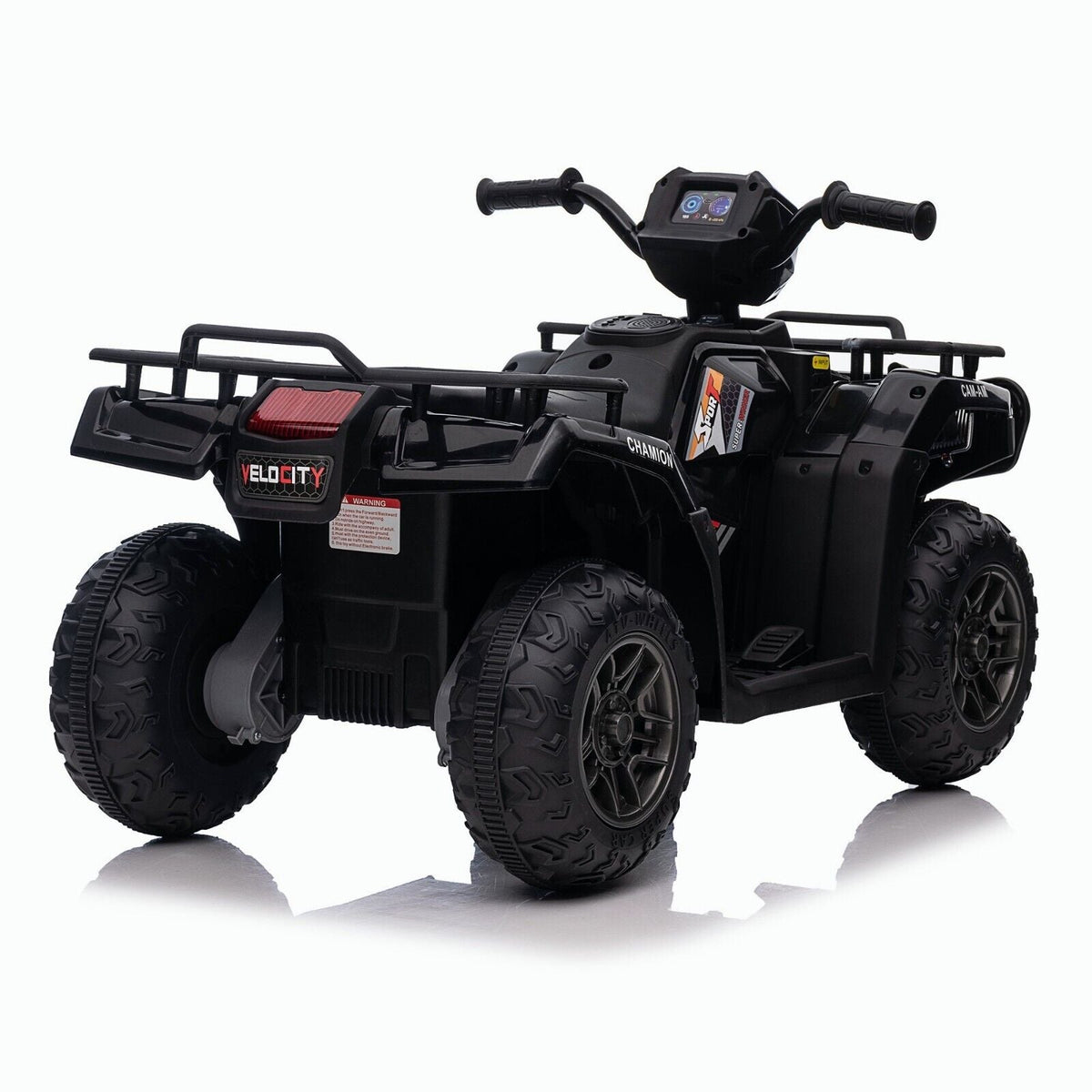 Jeep 24V/12V Kids Electric Ride-On Car with Remote Control, 3 Speeds, and LED Lights