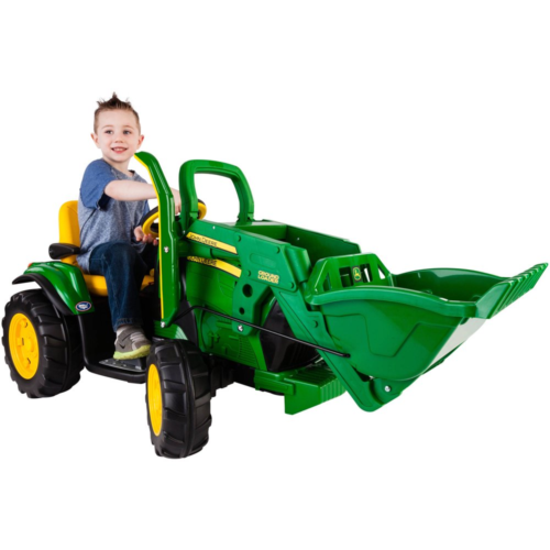 John Deere Ground Loader 12-Volt Battery-Powered Ride-On by Peg Perego MagicCars